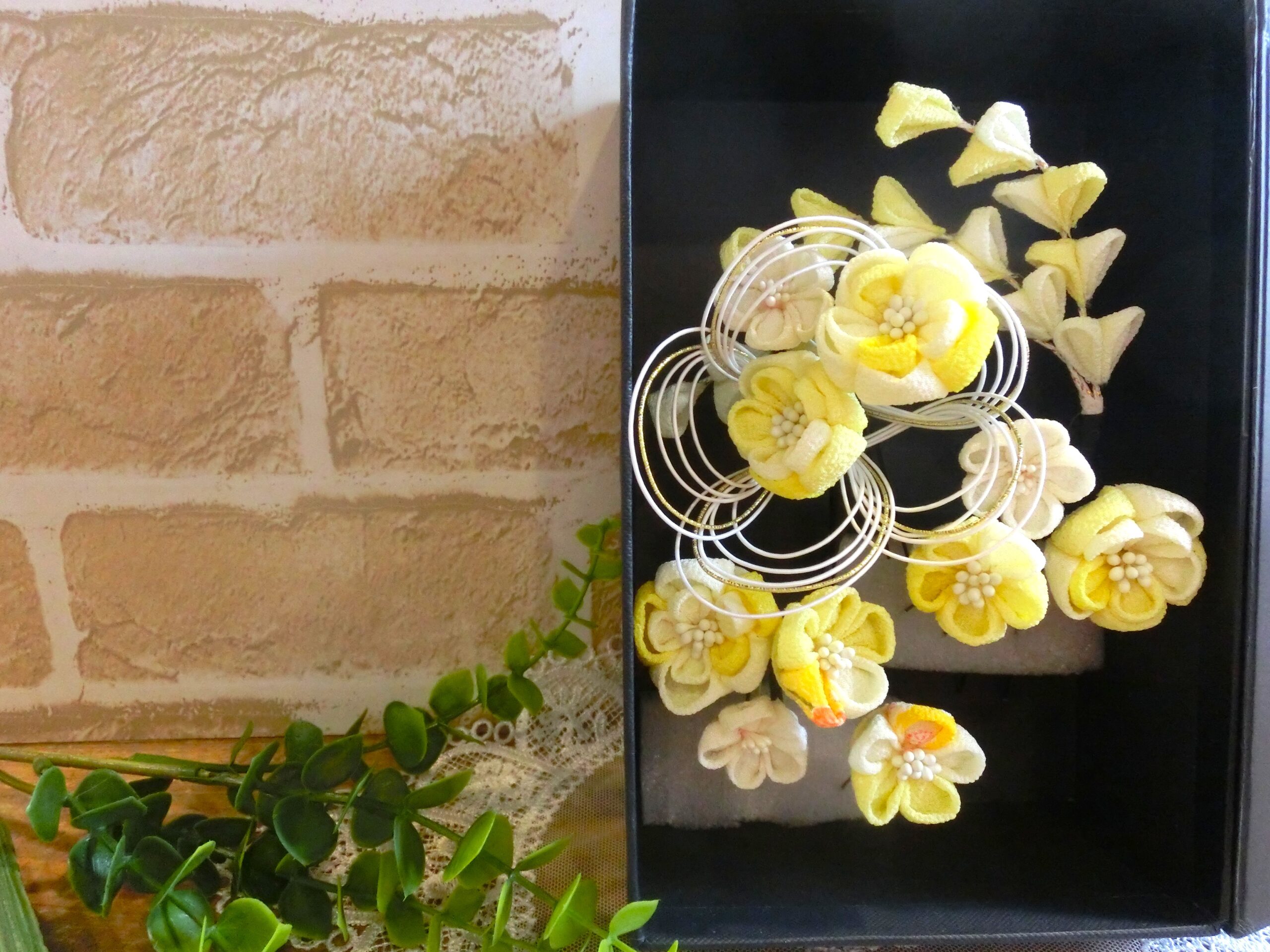 つまみ細工 茉莉(まつり) [758]